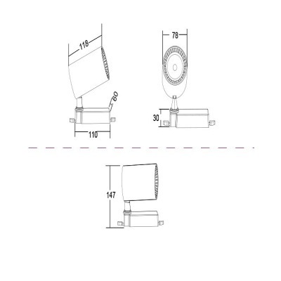 Светильник на штанге Maytoni Vuoro TR029-3-10W4K-B MY_TR029-3-10W4K-B