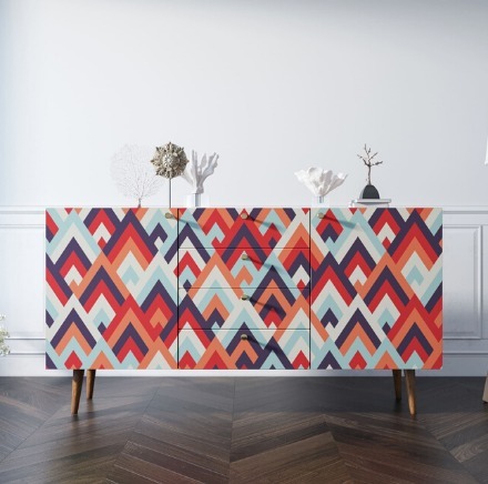 Фото Комод Berber с ящиками 2 принт арт BB14/Print_02-ET - интернет-магазин МегаТерем в Москве