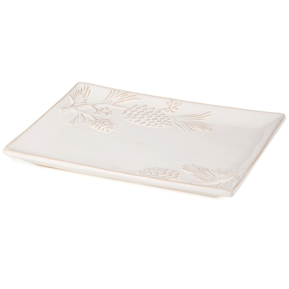 Фото Блюдо сервировочное коллекция pine cones, 26,3*19,8*2,4 см Bronco (230-514) - интернет-магазин МегаТерем в Москве