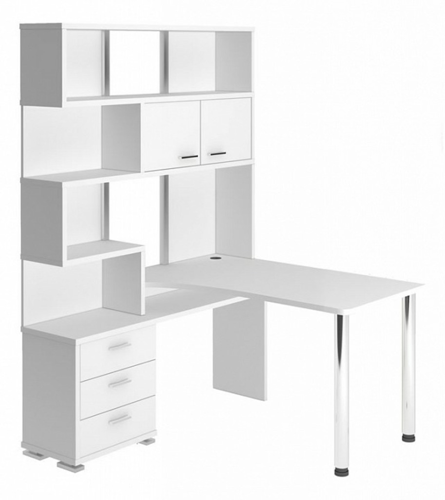 Фото Стол компьютерный Домино СР-420/130 MER_SR-420_130_BE-LEV - интернет-магазин МегаТерем в Москве