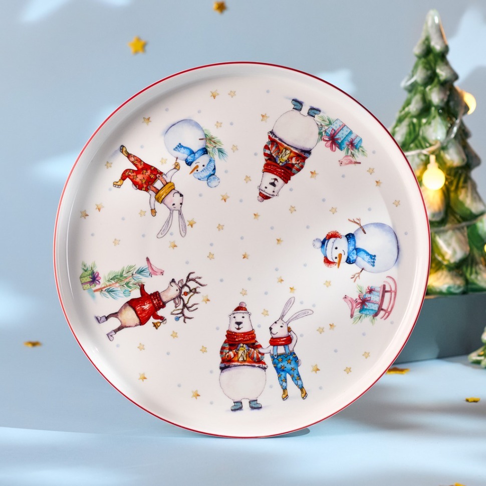Фото Тарелка lefard winter story 26 см (425-276)  - интернет-магазин МегаТерем в Москве