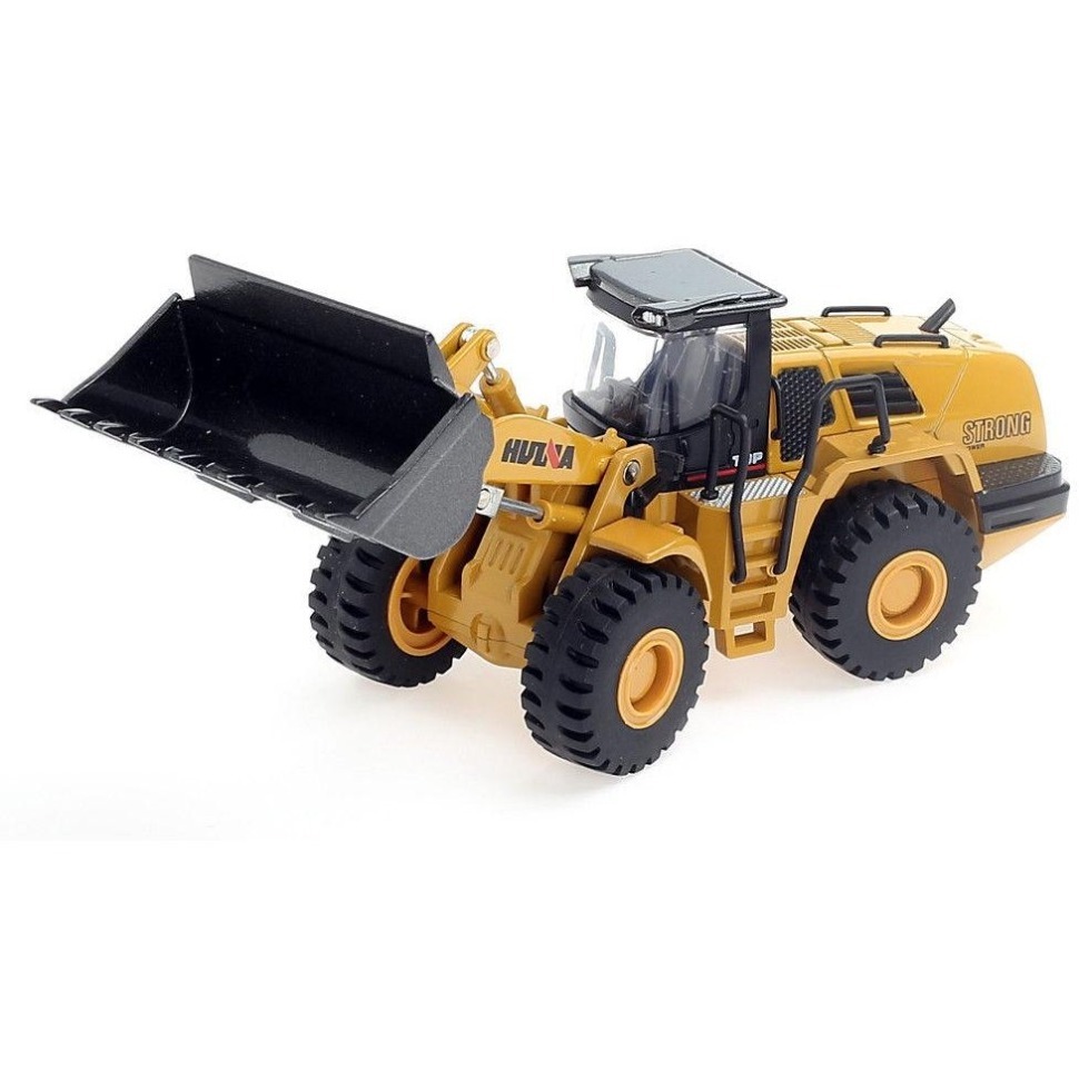 Фото Металлический бульдозер-погрузчик HuiNa Toys 1:50 (HN1714) - интернет-магазин МегаТерем в Москве