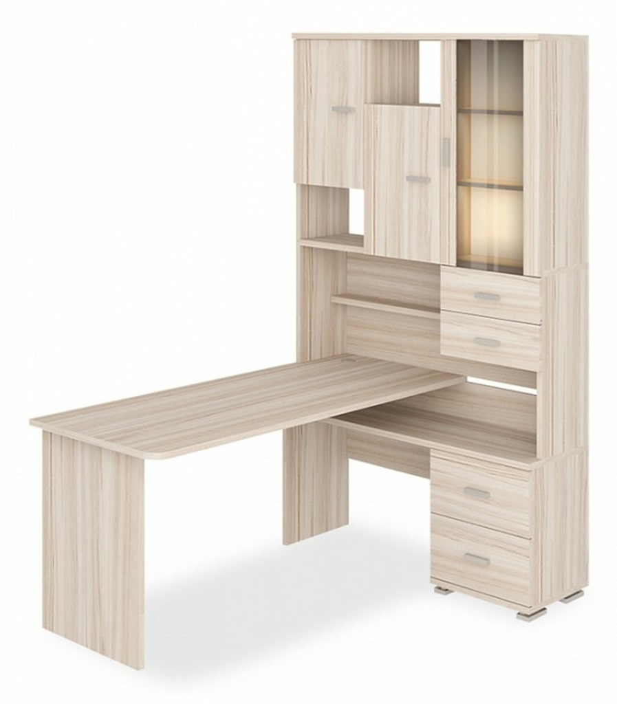 Фото Стол компьютерный Домино СР-620-160 MER_SR-620-160-K-PRAV - интернет-магазин МегаТерем в Москве