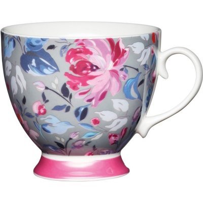 Kitchen Craft Чашка Grey Floral Footed KCMFTD14