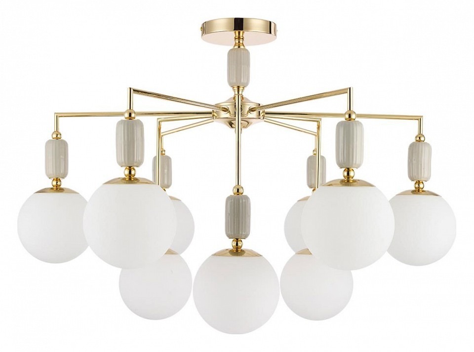 Фото Люстра на штанге Lumion Vivien 6580/9C LMN_6580_9C - интернет-магазин МегаТерем в Москве