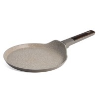 Сковорода блинная с антипригарным покрытием pfluon marble, 24*4,3 см Agness (902-117)