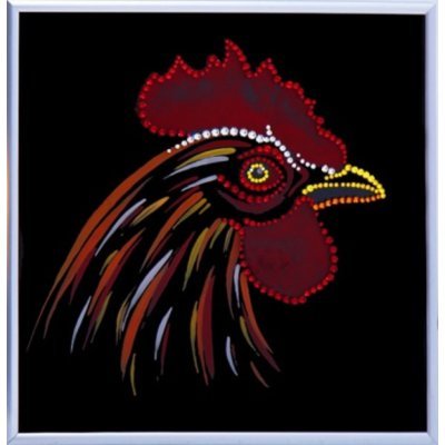 Картина Петушок с кристаллами Swarovski (1862)