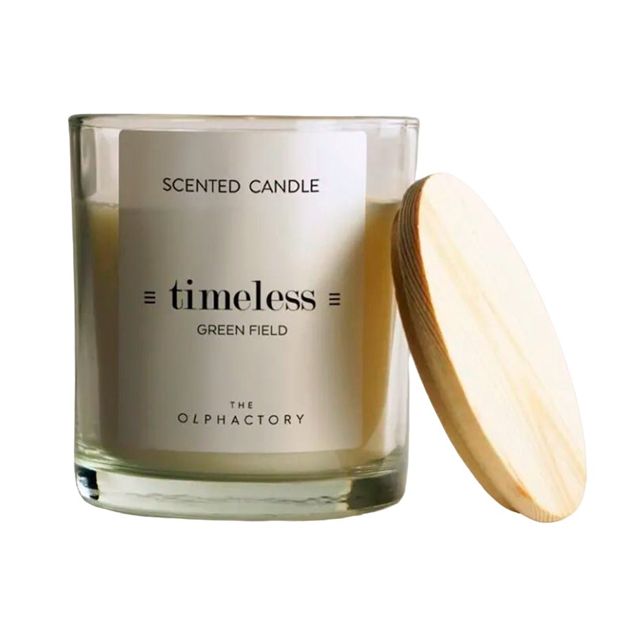 Фото Свеча ароматическая the olphactory, timeless, green field, 40 ч (78042) - интернет-магазин МегаТерем в Москве