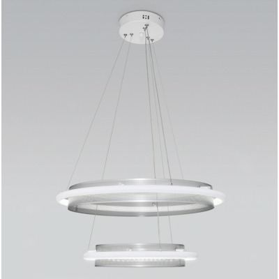 Подвесной светильник Eurosvet Imperio 90241/2 белый/ серебро Smart EV_a054087