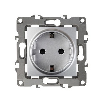 Розетка с заземлением, без ...