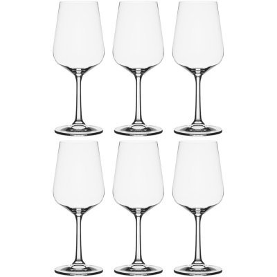 Набор бокалов для вина из 6 шт. "dora / strix" 450 мл высота=23 см Crystalite Bohemia (D-669-192)