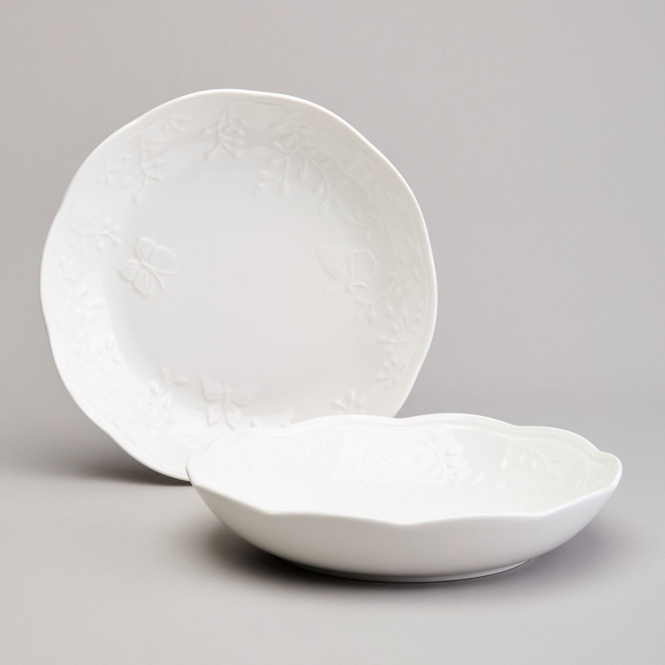 Фото Набор тарелок суповых lefard lavender 2 шт. 21*4 см 600 мл (761-139)  - интернет-магазин МегаТерем в Москве