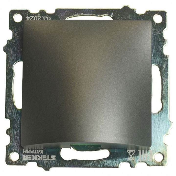 Фото Розетка для вывод кабеля без рамки Stekker Катрин 49469 FE_49469 - интернет-магазин МегаТерем в Москве