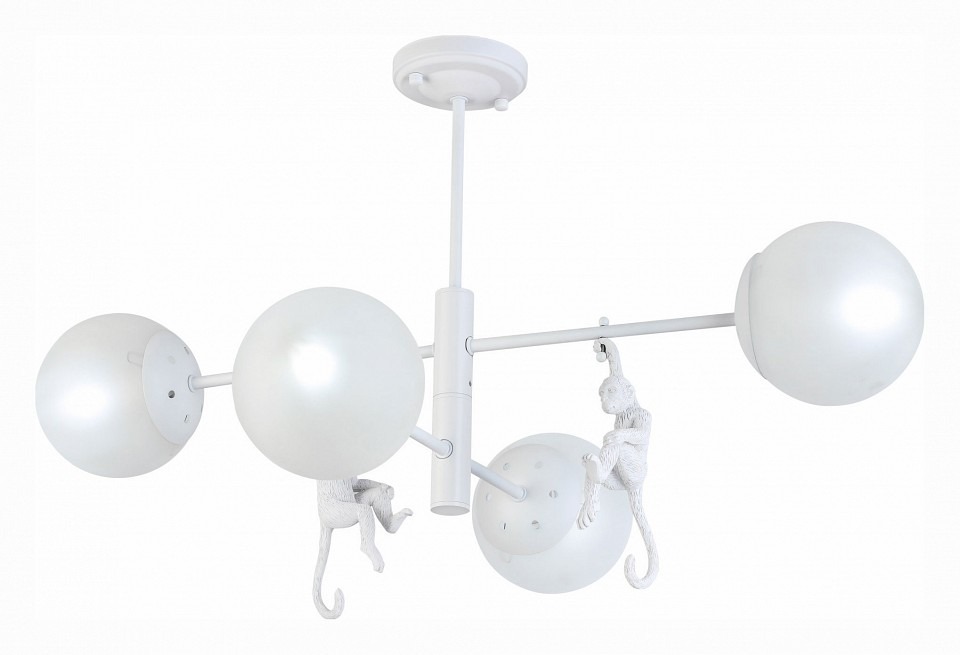 Фото Люстра на штанге EVOLUCE Tenato SLE115102-04 EVO_SLE115102-04 - интернет-магазин МегаТерем в Москве