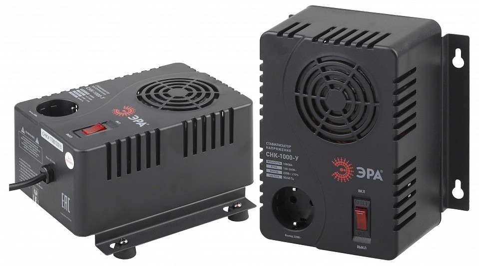 Фото Стабилизатор напряжения Эра  СНК-1000-У ER_B0031064 - интернет-магазин МегаТерем в Москве