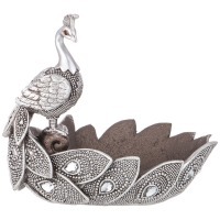 Подставка декоративная для мелочей "павлин" 22,2*16,2*19,8 см Lefard (146-1757)