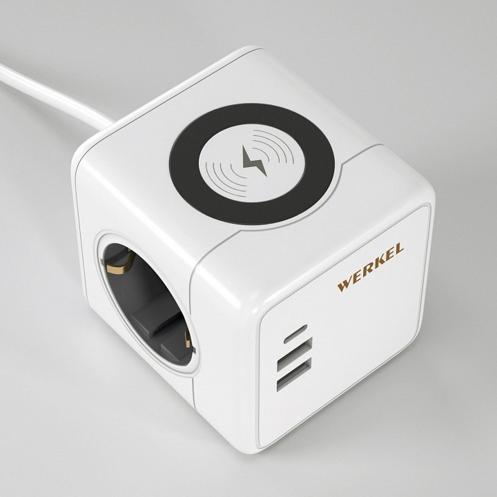 Фото Сетевой фильтр Werkel Розеточный блок белый W6513501 WRK_a066454 - интернет-магазин МегаТерем в Москве