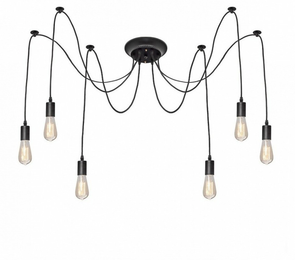 Фото Подвесная люстра Loft it Spider LOFT1162/6 LF_LOFT1162_6 - интернет-магазин МегаТерем в Москве