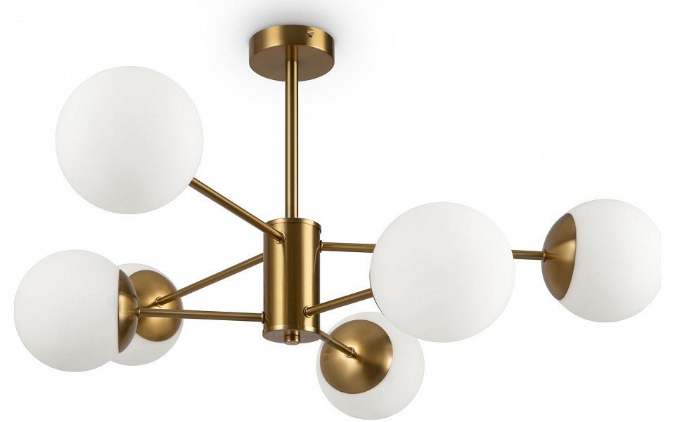 Фото Люстра на штанге Freya Sonder FR5204PL-06BS MY_FR5204PL-06BS - интернет-магазин МегаТерем в Москве