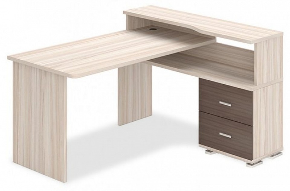 Фото Стол письменный Домино СР-620/140 C MER_SR-620-140-C-KSHK-CH-PRAV - интернет-магазин МегаТерем в Москве