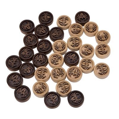 Фишки резные "Паук", Mirzoyan (28698)