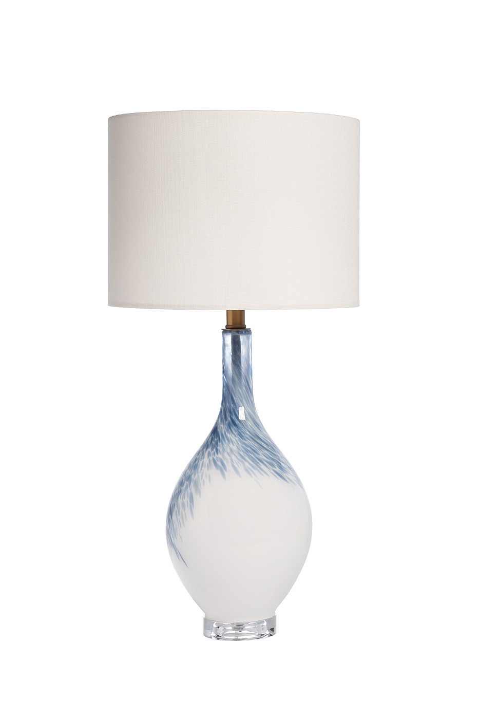 Фото Лампа настольная плафон кремовый d32.5*h69см (TT-00012408) - интернет-магазин МегаТерем в Москве