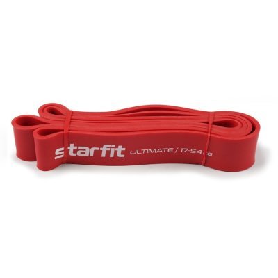 Эспандер ленточный для кросс-тренинга STARFIT ES-803, 17-54 кг, 208х4,4 см, красный (1676095)