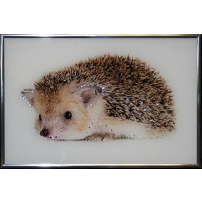 Картина Ежик с кристаллами ...