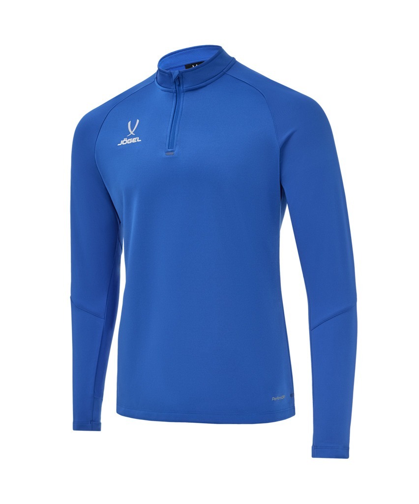 Фото Джемпер тренировочный JÖGEL PREMIER PerFormDRY Training 1/4 Zip Fleece Top, синий (2123083) - интернет-магазин МегаТерем в Москве