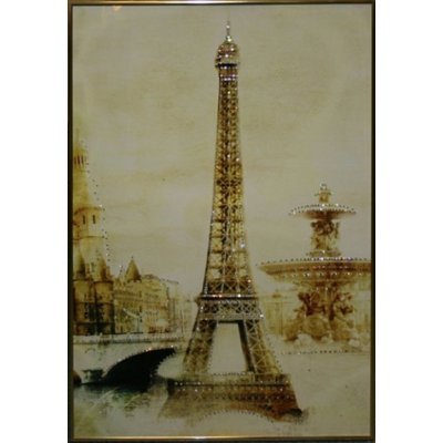 Картина Эйфелева башня с кр...