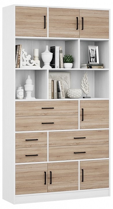 Фото Стеллаж комбинированный Либерти-61-128 MAS_Liberti-61-BT-DS-128 - интернет-магазин МегаТерем в Москве