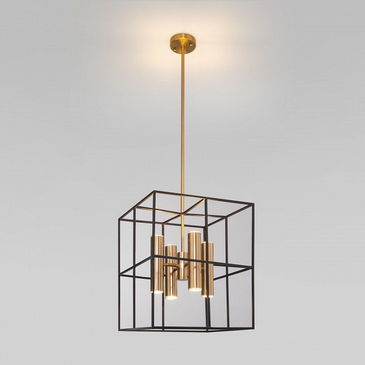 Фото Люстра на штанге Eurosvet Adamson 70142/8 латунь EV_a060669 - интернет-магазин МегаТерем в Москве