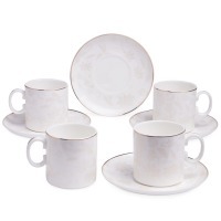 Кофейный набор lefard "снежная королева" на 4 пер. 8 пр. 210 мл (440-304) 