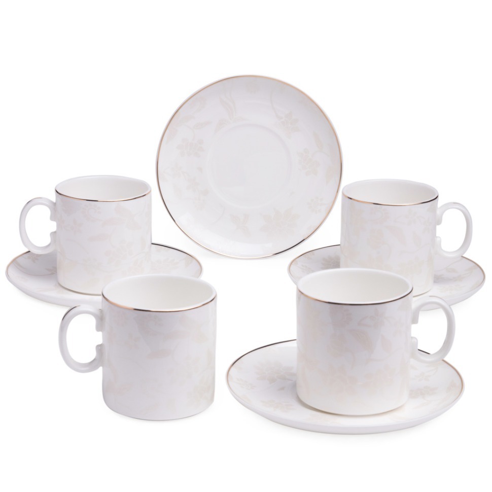 Фото Кофейный набор lefard снежная королева на 4 пер. 8 пр. 210 мл (440-304)  - интернет-магазин МегаТерем в Москве