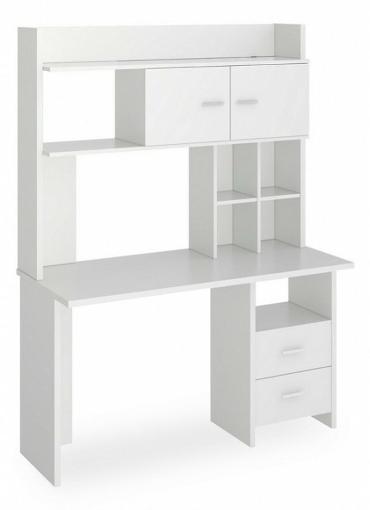 Фото Стол компьютерный Нельсон Lite СКЛ-Прям130+НКЛХ-130 MER_SKL-Pryam130-NKLH-130_BE - интернет-магазин МегаТерем в Москве