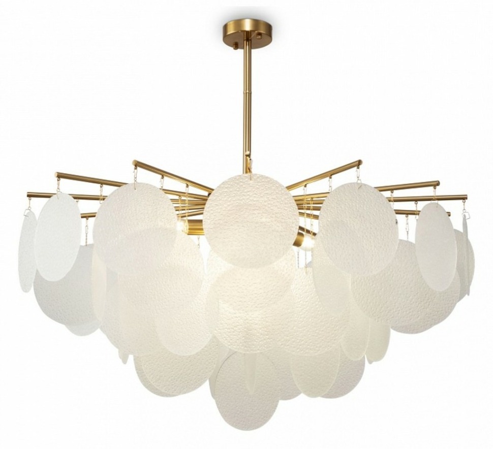 Фото Люстра на штанге Freya Porto FR5104PL-08BS MY_FR5104PL-08BS - интернет-магазин МегаТерем в Москве