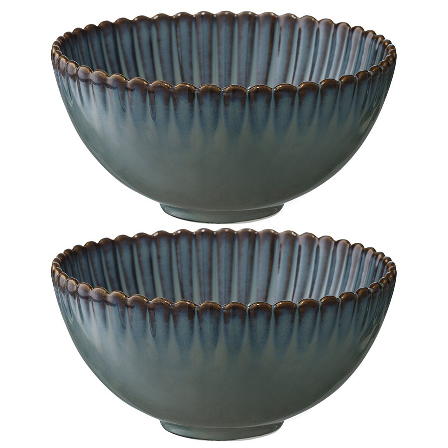 Фото Набор из двух салатников темно-серого цвета из коллекции kitchen spirit, 750 мл (73614) - интернет-магазин МегаТерем в Москве