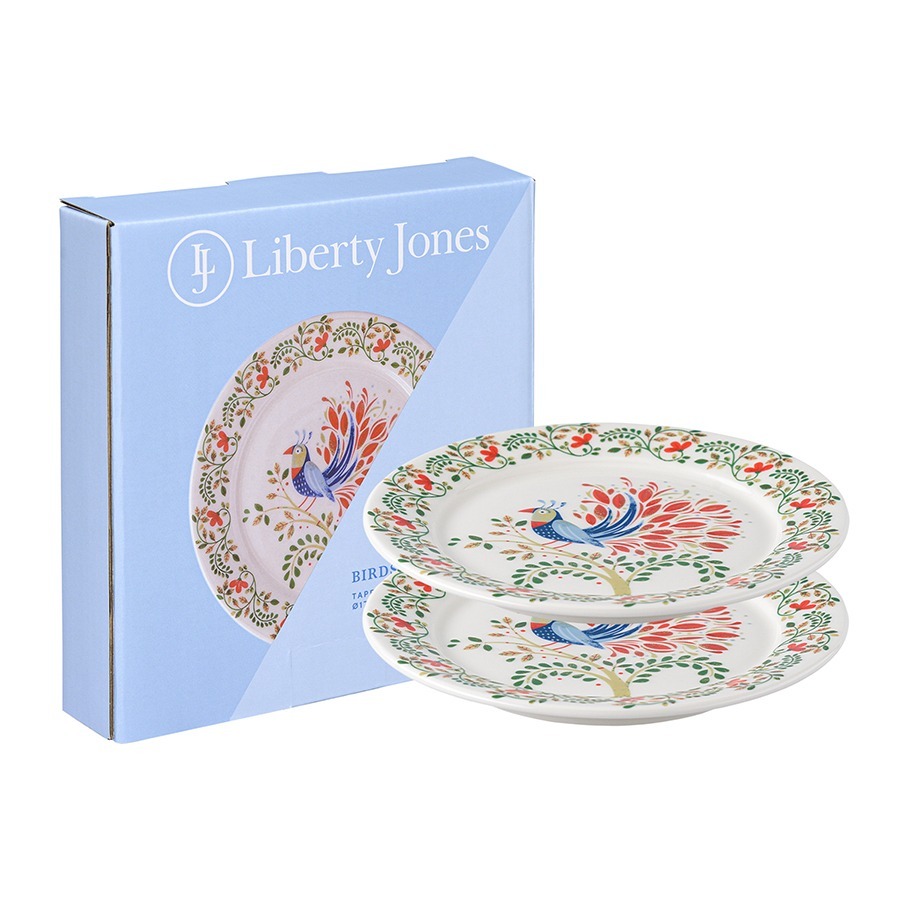 Фото Набор тарелок fantail bird из коллекции birds of paradise в подарочной упаковке, D18 см, 2 шт. (77590) - интернет-магазин МегаТерем в Москве