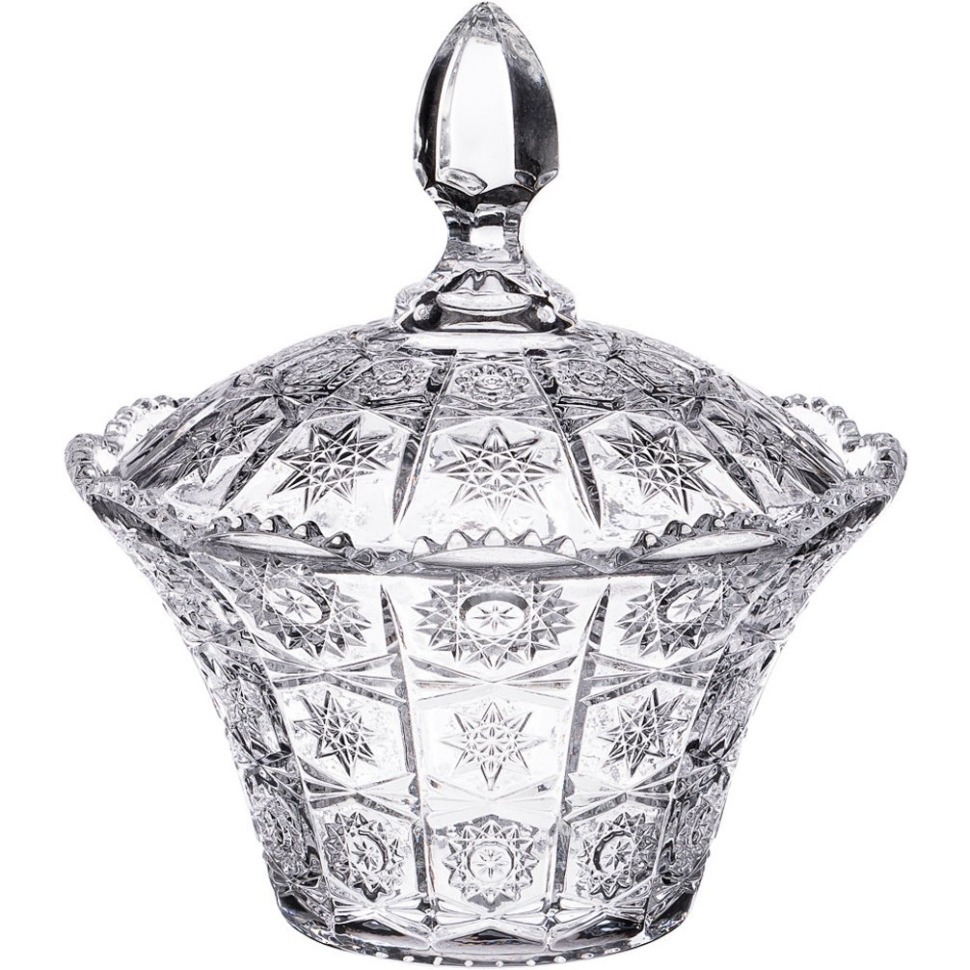Фото Конфетница muza crystal 17*17*20 см. LEFARD (695-017) - интернет-магазин МегаТерем в Москве