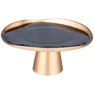 Блюдо на ножке bohemia blac...