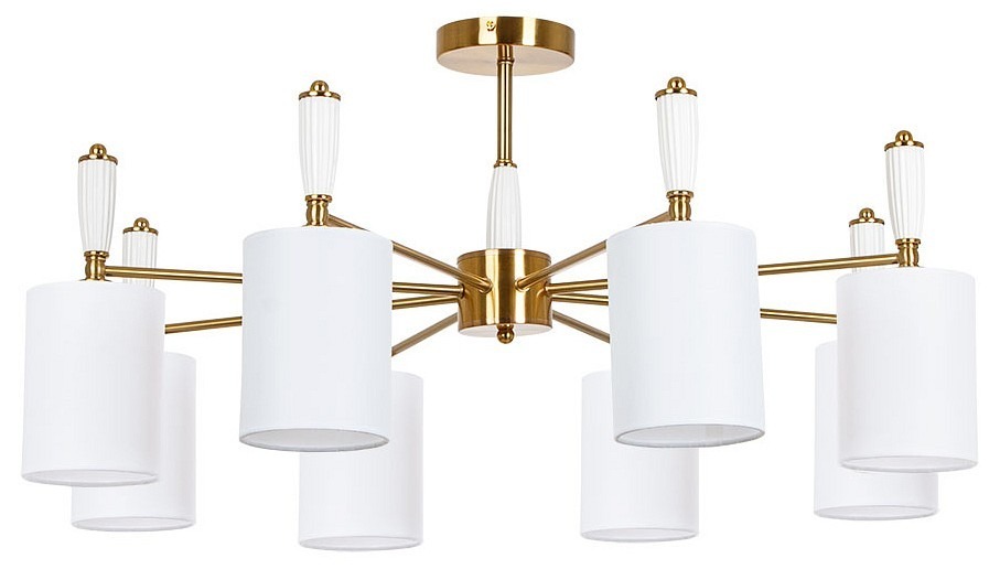 Фото Люстра на штанге Arte Lamp WAVERLEY A4102PL-8PB AR_A4102PL-8PB - интернет-магазин МегаТерем в Москве