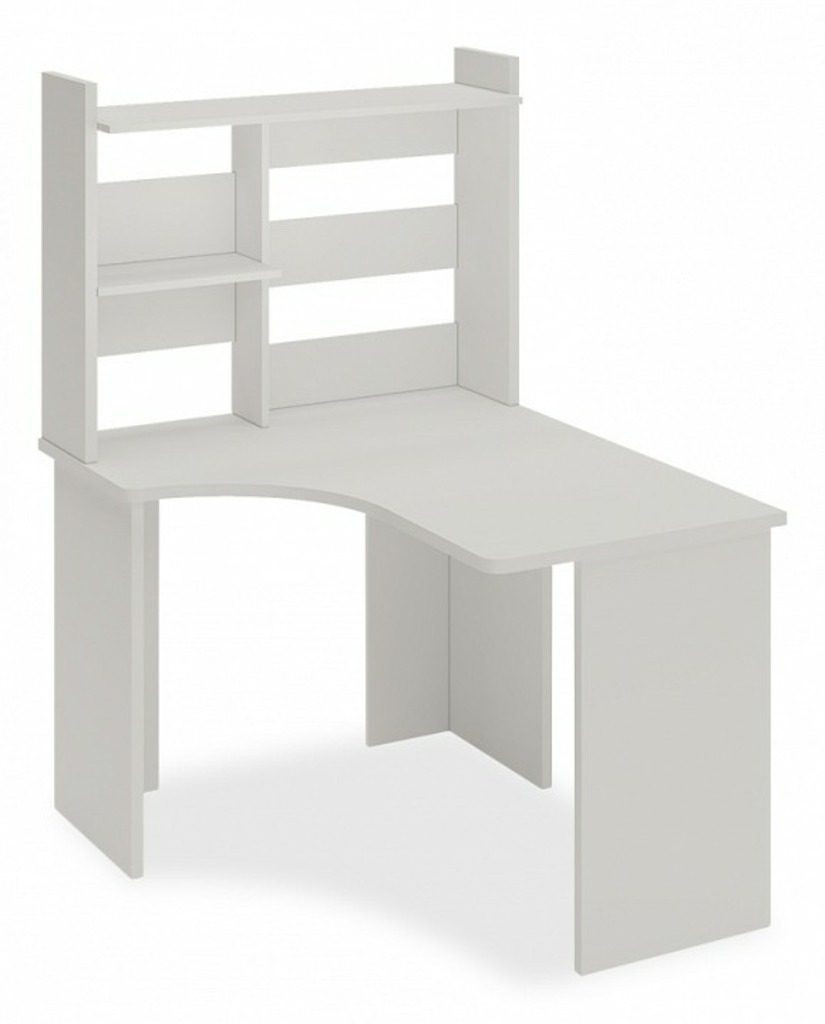 Фото Стол компьютерный Домино Lite СКЛ-Угл120+НКЛ-100 MER_SKL-Ugl120-NKL-100-bez-tumby-BE-LEV - интернет-магазин МегаТерем в Москве