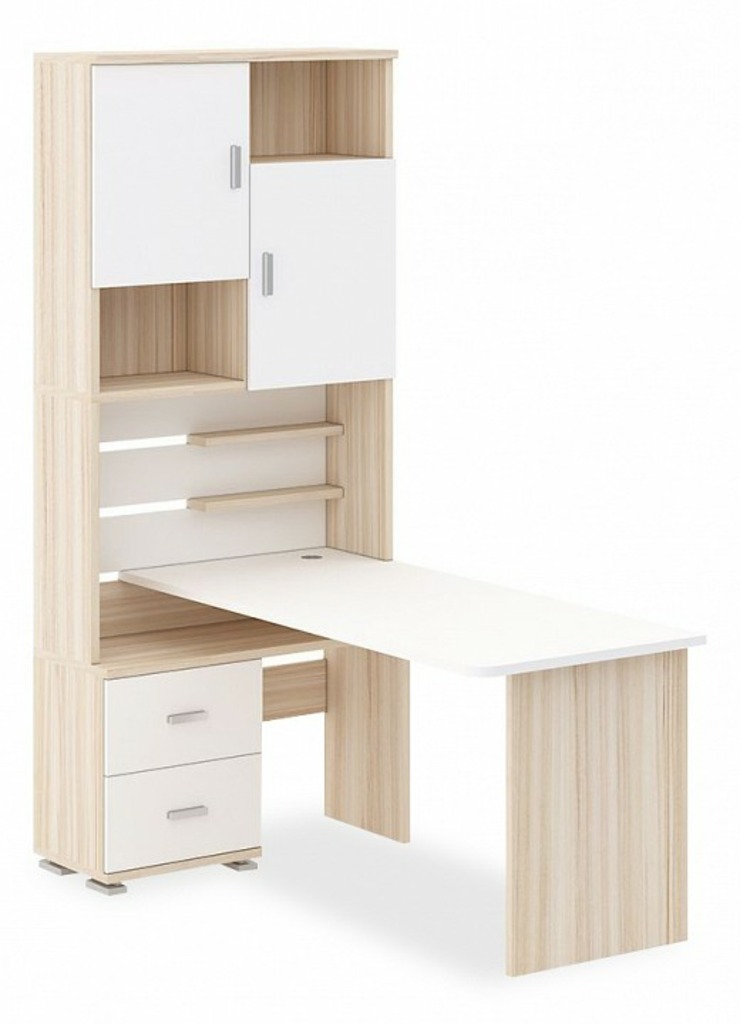 Фото Стол компьютерный Домино СР-720/160 MER_SR-720-160-KBEBE-LEV - интернет-магазин МегаТерем в Москве