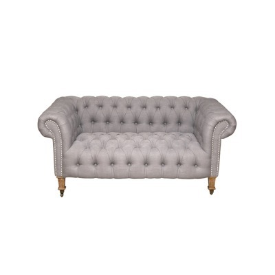 Диван Черчиль NSSF-5084E-M1-157, каркас дуб, обивка лен, WDS3104-205, ROOMERS FURNITURE