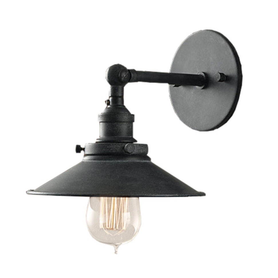 Фото Бра Скон DTL9102, металл, Black, RESTORATION HARDWARE - интернет-магазин МегаТерем в Москве