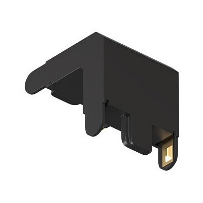 Соединитель угловой L-образный для треков накладных Denkirs AIR BASE TR5232-BK DK_TR5232-BK