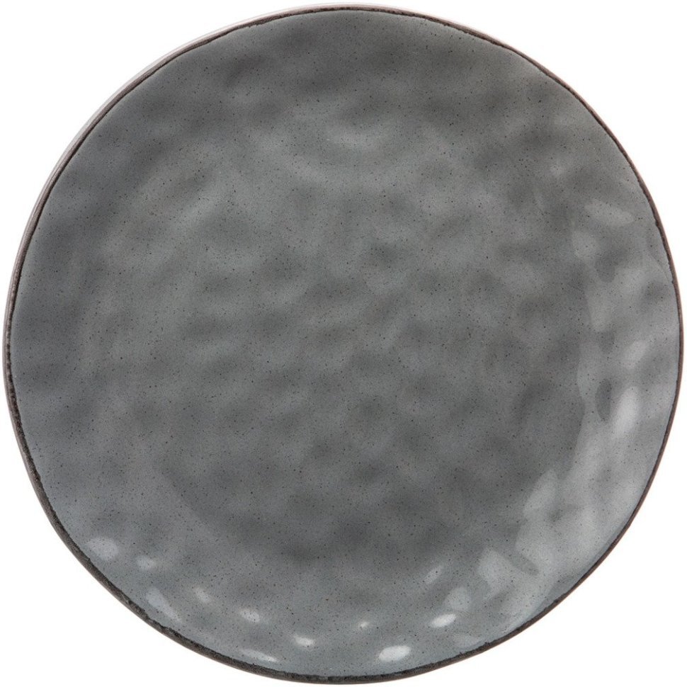 Фото Тарелка десертная 19 см коллекция отражение цвет:серая платина Lefard (191-130) - интернет-магазин МегаТерем в Москве