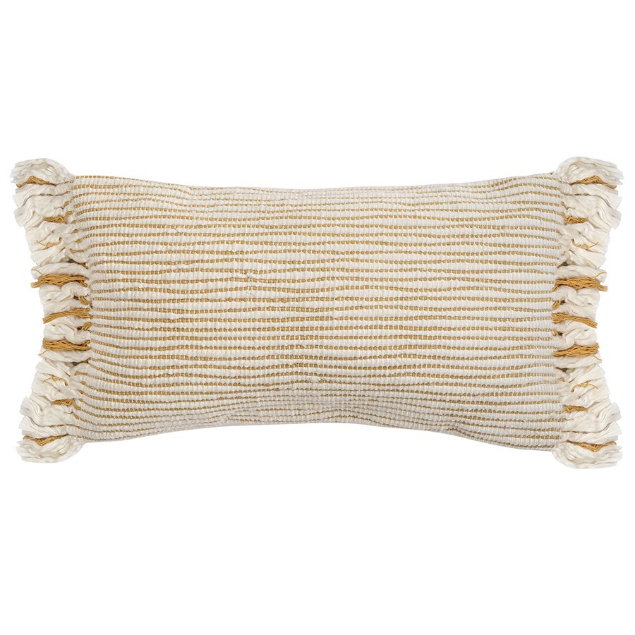 Фото Чехол на подушку горчичного цвета clouds из коллекции ethnic, 35х60 см (76145) - интернет-магазин МегаТерем в Москве