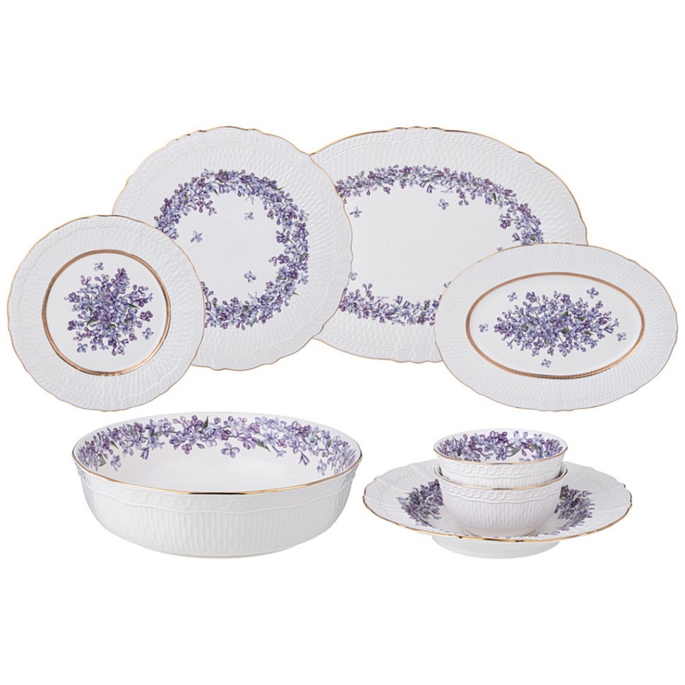 Фото Столовый сервиз lefard lilac на 6 пер. 23 пр. (760-800)  - интернет-магазин МегаТерем в Москве