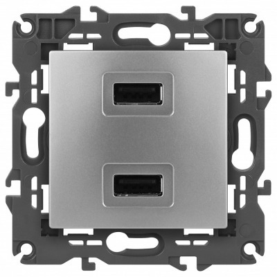 Розетка 2хUSB type A без ра...